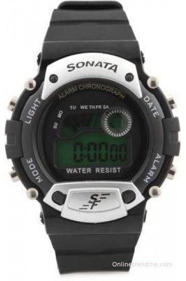 SF 7982PP02 Superfibre Digital Watch - For Men